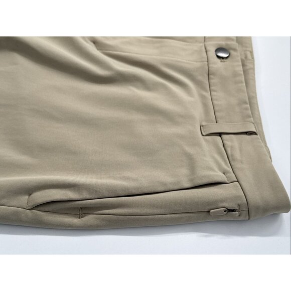 Lululemon Commission Pants Mens 34x31 Khaki Golf Slim Performance Relax Stretch - Picture 3 of 14